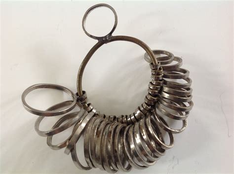Vintage Ring Sizer Jewelers Measuring Tool Vintage Rings Jewels