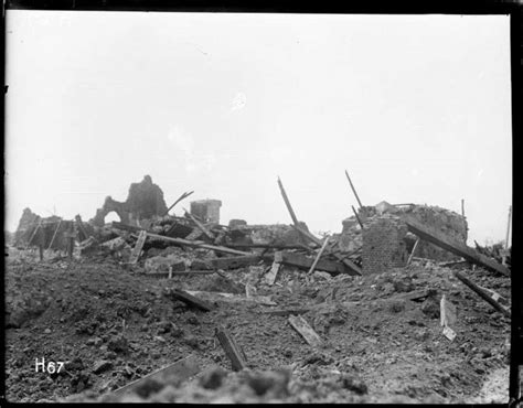 Ruins Of A Building Messines During World War I Photograph Taken
