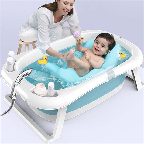 Baby Care Mother And Kids Bn Foldable Portable Bathtub Large Foot Wash