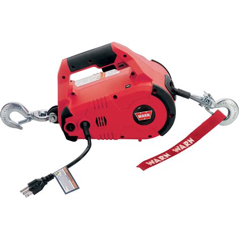 Warn Pullzall 120 Volt Handheld Electric Pulling Tool Winch — 1000 Lb