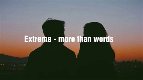 Extreme More Than Words Letra Youtube