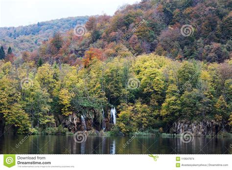 Plitvice Lakes National Park Croatia Stock Photo Image