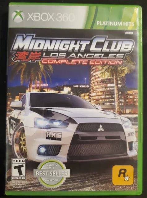 Midnight Club Los Angeles Complete Edition Platinum Hits Xbox 360