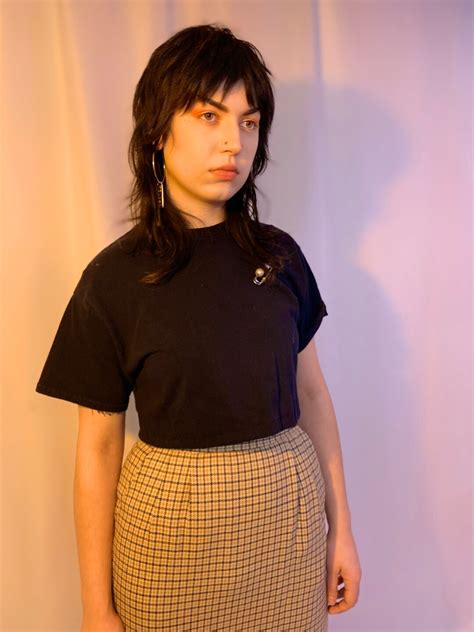 Remade Cropped Vintage Pearl Pin Tee Etsy