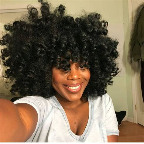 Get The Afro Effect Using Perm Rods Curly Hair Styles Natural Hair