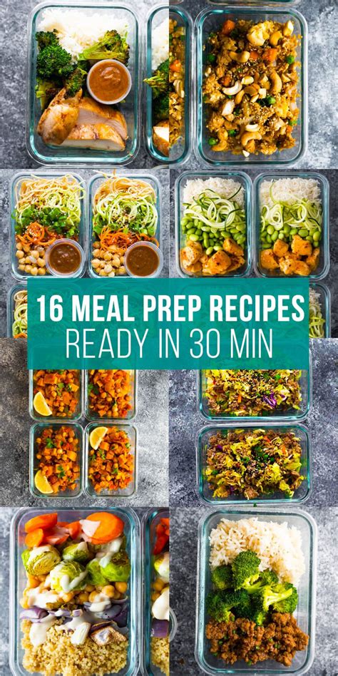 30 Minute Meal Prep Recipes Sweet Peas And Saffron
