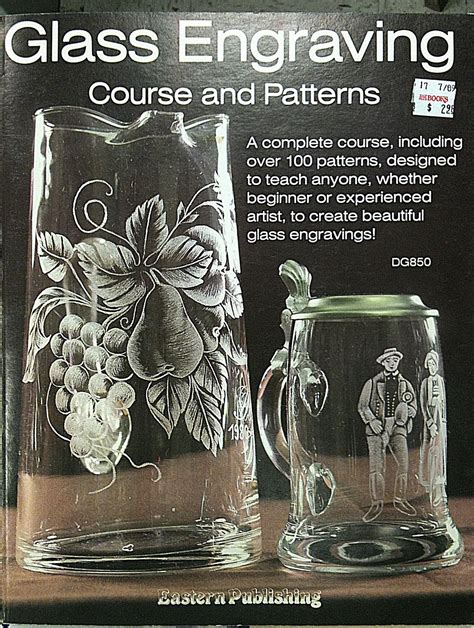 Glass Engraving Book Review Glass Engraving Course And Patterns By Eastern Publishing