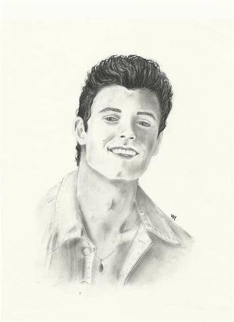 Shawn Mendes Drawing By Valerie H Fine Art America