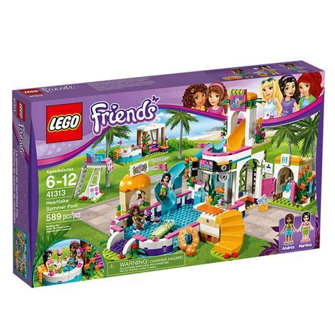 Lego Friends Heartland City Summer Splash Pool Complete Building Set 3