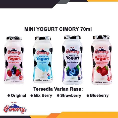 Promo CIMORY YOGURT DRINK MINI STRAWBERRY 70ML 5pcs Pack Diskon 25