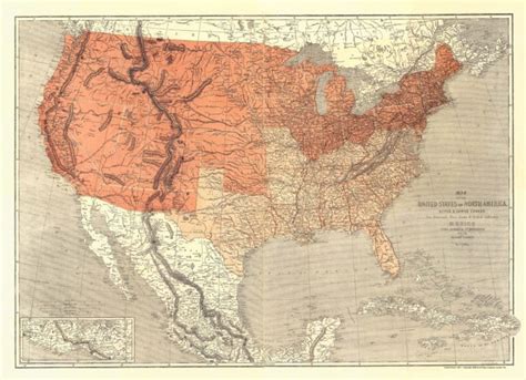 United States 1861 Kroll Antique Maps