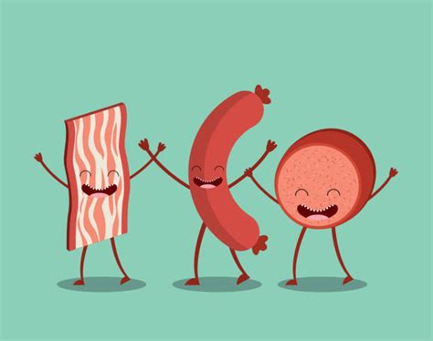 Best Bacon Cartoon Illustrations Royalty Free Vector Graphics And Clip