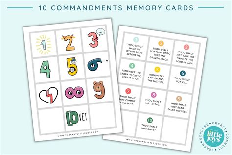 How To Teach The Ten Commandments To Kids With A Fun And Simple Game