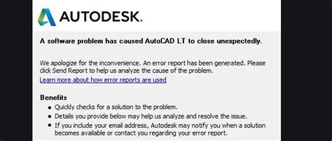 Cara Mengatasi Autocad Error Report