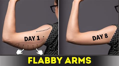 8 Days Simple And Easy To Do Flabby Arms Workout Youtube