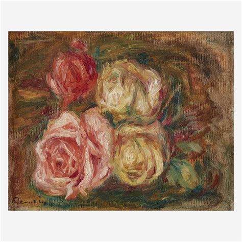 Sold Price Pierre Auguste Renoir French 18411919 Roses