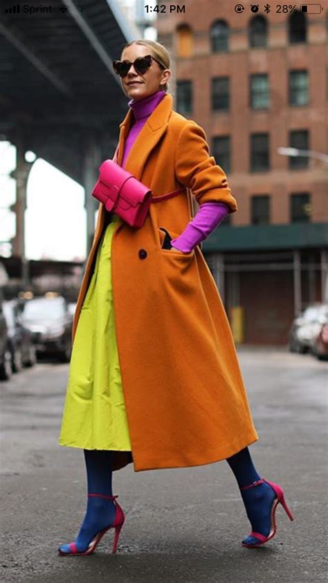 Pin By Blanche Yeah On Loves Contrast Outfit Colour Blocking Fashion