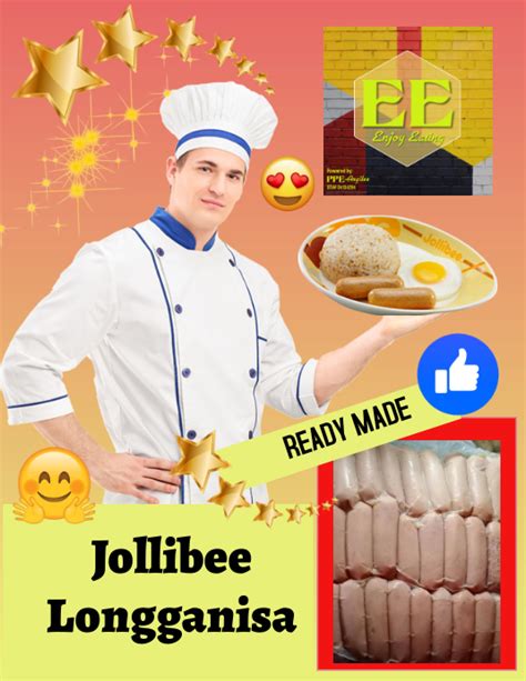 Copy Of Food Jollibee Longanisa Postermywall