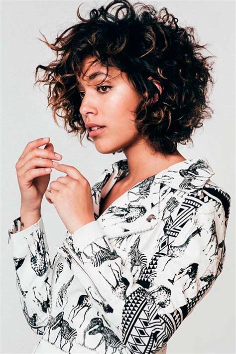 Sassy Short Curly Hairstyles For Women See More