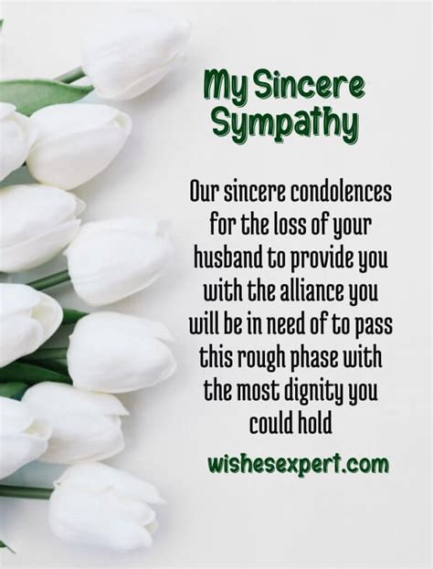 35 Sympathy Messages For Loss Of Husband