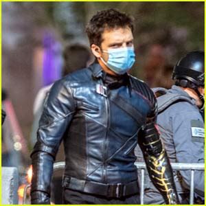 Falcon winter soldier release date teased by actress emily vancamp who plays sharo cater. Sebastian Stan Masks Up In Between Takes on 'Falcon & The ...