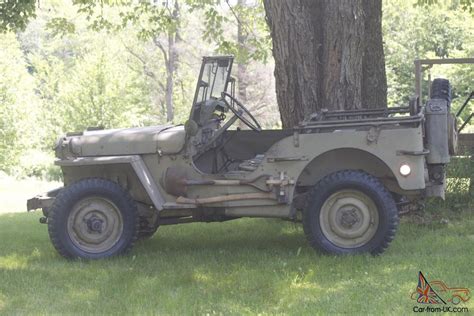 1945 Unrestored Gpw Willys Mb Jeep Wwii Mmilitary Jeep
