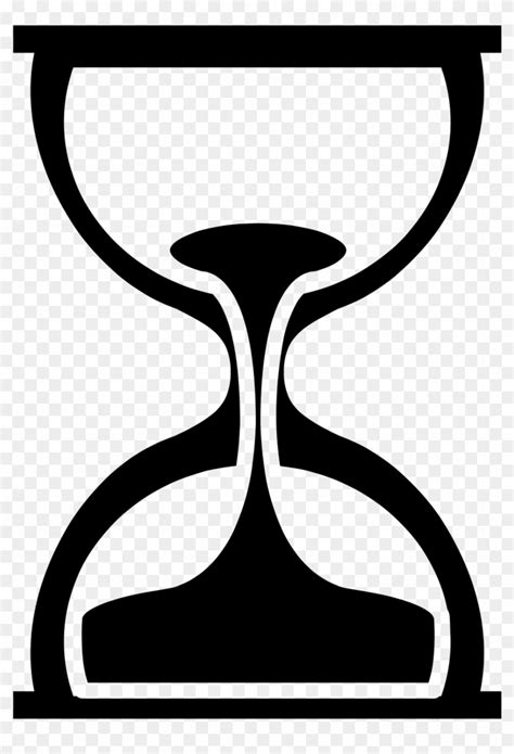 hourglass clipart hourglass shape silhouette hour glass hd png download 1635x2000 495613
