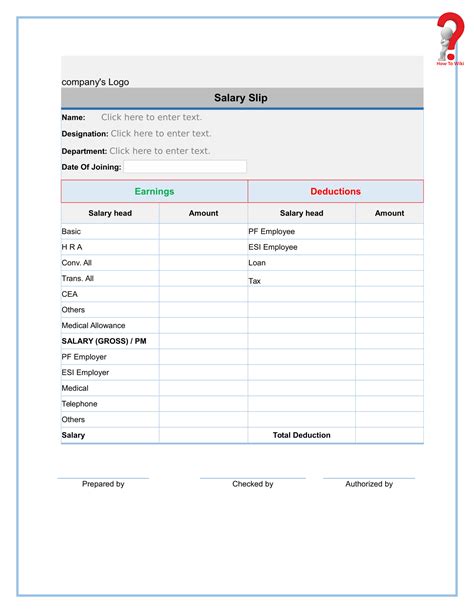 free simple payslip template excel ~ excel templates