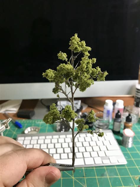 Diy Scale Trees For A Diorama Im Working On Rmodelmakers