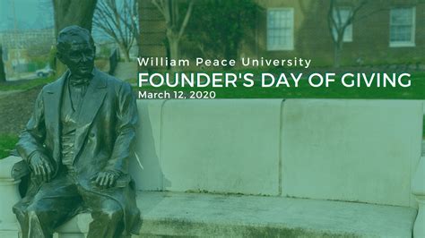 Founders Day Of Giving At William Peace University Triangle On The Cheap