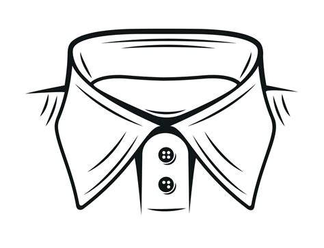 Vector Illustration Of A Collar Shirt 3195479 Vector Art At Vecteezy