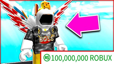100 Million Robux Looks Like This Roblox Richest Player Youtube