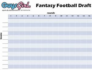  Football Draft Sheets Printable Blank