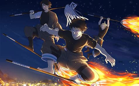 Online Crop Hd Wallpaper Anime Fire Force Enen No Shouboutai
