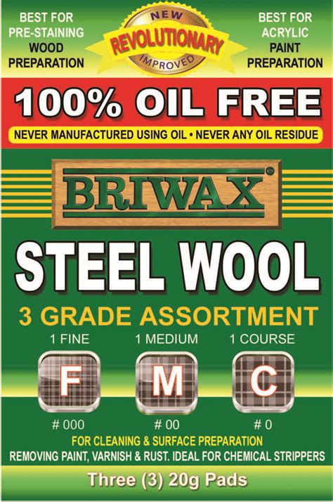 Assorted Steel Wool Briwax International Inc