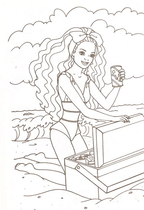 Unused barbie coloring book from 1983. Miss Missy Paper Dolls: Barbie coloring pages part 2