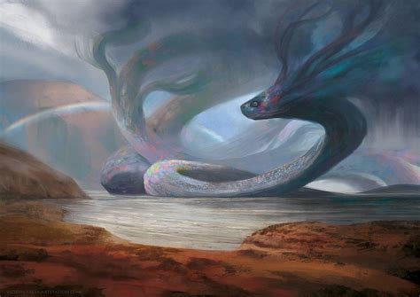 Rainbow Serpent Australia By Victor Garcia Imaginaryleviathans