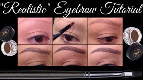 Realistic Eyebrow Tutorial My First Video Youtube