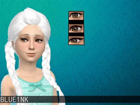 Blue1nks Winter Child Eyeliner Sims 4 Children Sims 4 Cc Makeup