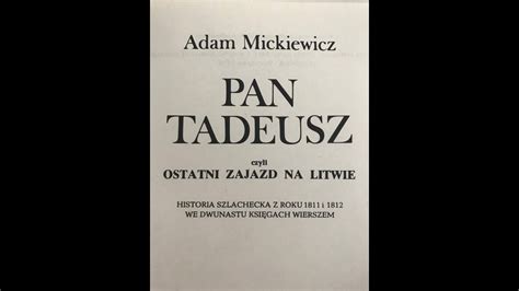 Audiobook: Adam Mickiewicz "Pan Tadeusz" - Księga jedenasta - Link do