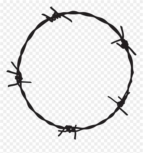 Download Barbed Wire Png Transparent Image Barb Wire Circle Vector