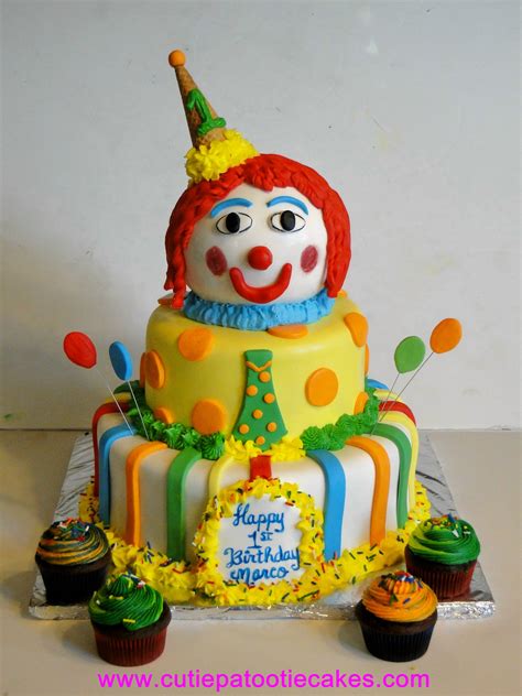 Clown Cake Clown Cake Cupcakes Decorating Birthday Cake Happy Birthday Special Cake Cakes