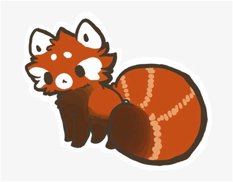 Panda Scc By Tintans Cute Chibi Red Panda Transparent Png 894x894