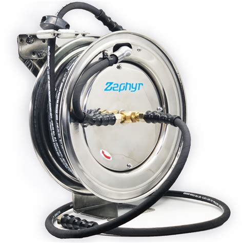 Stainless Steel Auto Retractable High Pressure Washer Hose Reel