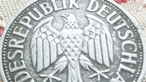 👉€ 40000 👈 Do You Have This Old Coin West Germany 1 Deutsche Mark 1957