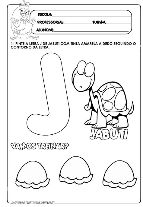 Atividade Pronta Letra J A Arte De Ensinar E Aprender