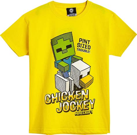 Minecraft Tee Shirt Enfant Jaune T Shirt Garcon 100 Coton Motif Jeu