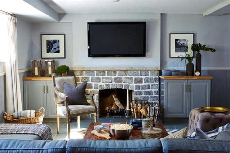 Rustic Modern Decor For Country Spirited Sophisticates Cozy Basement