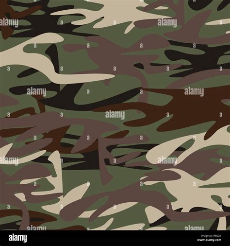 Camouflage Pattern Military Army Seamless Vector Camouflage
