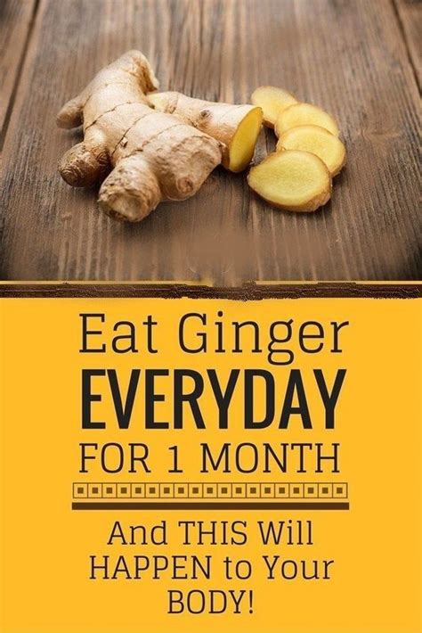 If You Eat Ginger Everyday For Month This Is What Happens To Your Body Ginger Benefits